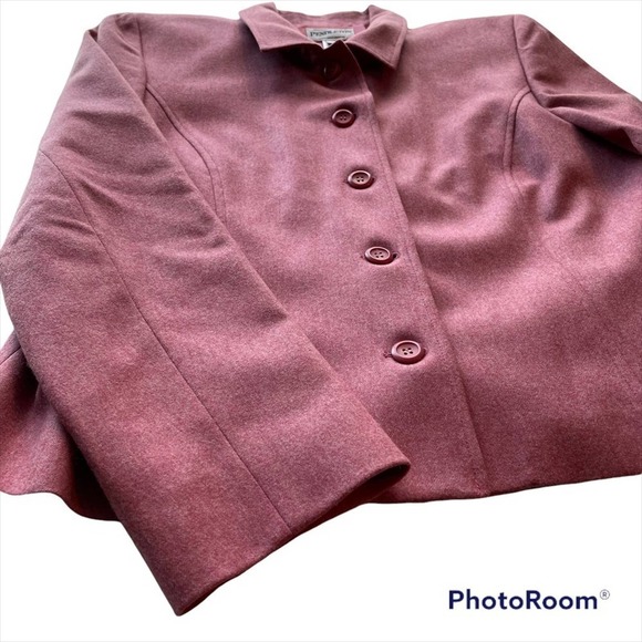 Pendleton Blazer Jacket Pink Size 14 Oversized Wool Barbie Statement colorful - Picture 5 of 10